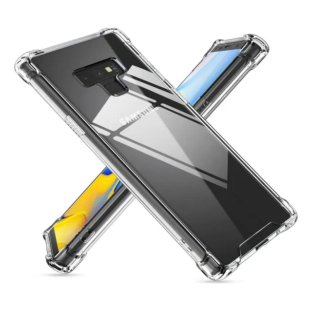 Forro Bryp Samsung Note 9 Antigolpe Silicone Transparente