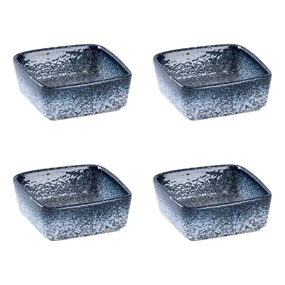 Cuenco Porcelana Cuadrada Estilo Japon Diseño Salsa Soja 4 5