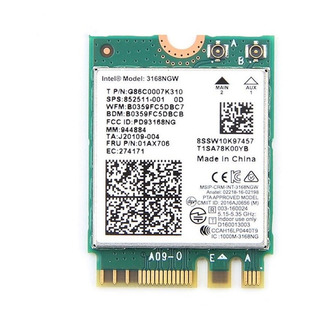 Placa De Red Wifi M.2 Intel 3168 Dual Band + Bluetooth 4.2 Placa De Red Wifi M.2 Intel 3168 Dual Band + Bluetooth 4.2