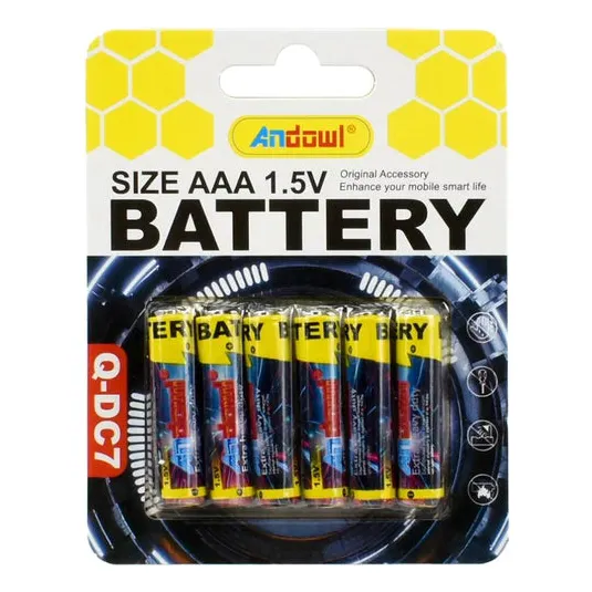 Baterias Aaa 1.5v 6 Unidades Andowl Q-dc7