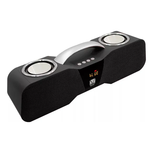 Bocina Bluetooth Radio Fm Recargable Usb Portatil Luz Led