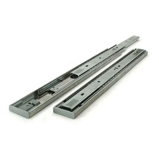 Corredera Telescópica De 50cm Push Open Con Freno Marca Bari