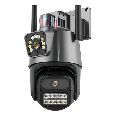 Câmera De Segurança Ip Wifi Jl Protec Ipsky2 Lente Dupla 6mp
