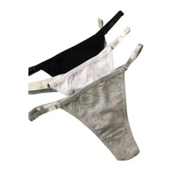 Panty Hilo Cómodos Pack 12 Hilos En Algodón O Encaje Stretch