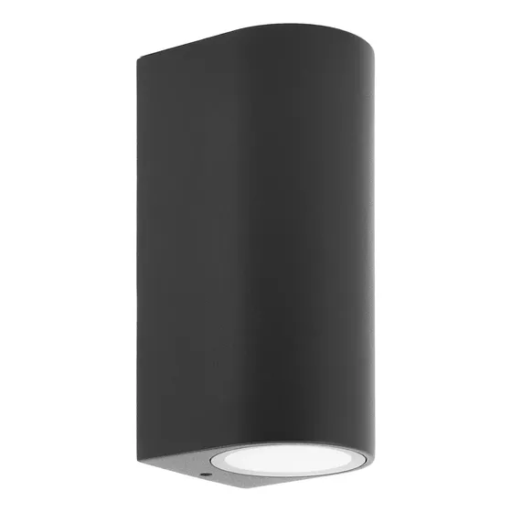 Aplique De Pared Bidireccional Aluminio + Dicroicas Led 7w