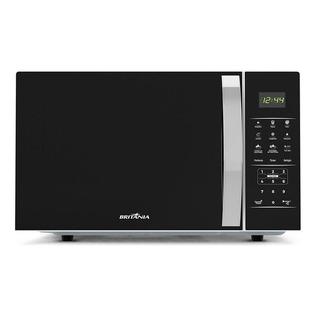 Micro-ondas Bmo28 Porta Espelhada 25l 1100w Britânia 220v Micro-ondas Bmo28 Porta Espelhada 25l 1100w Britânia 220v
