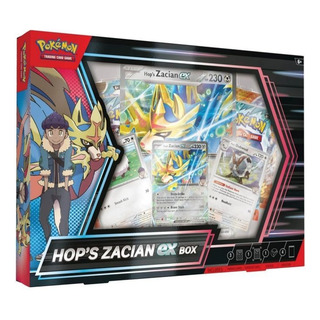 Hops Zacian Ex Box Pokemon Tcg Inglés Hops Zacian Ex Box Pokemon Tcg Inglés
