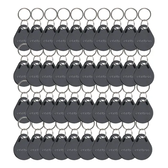 Chaveiro Aproximação Tag Rfid 13,56mhz Th1000mf Intelbras 40 Cor Cinza-escuro