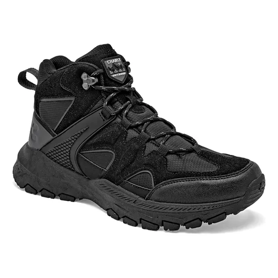 Charly Zapato Hiking Para Hombre Negro,  Cód 127416-f