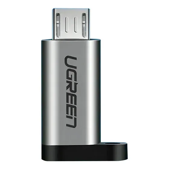 Adaptador Ugreen Us282 micro USB macho a tipo C hembra