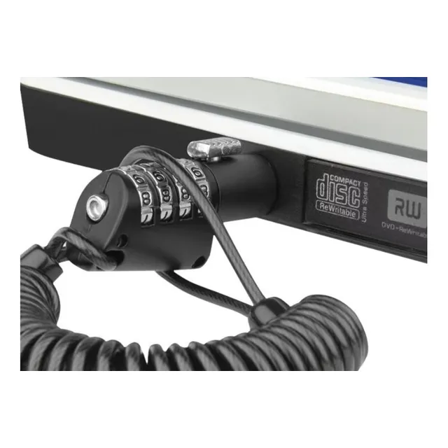 Perfect Choice Candado De Llave Para Laptops Pc Negro