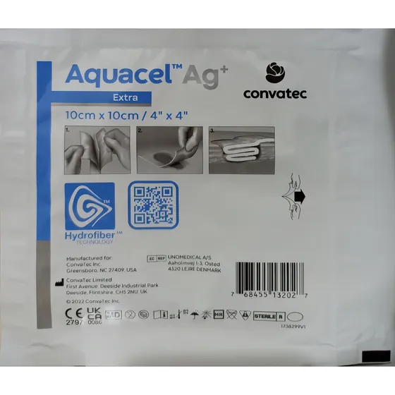 Aquacel Ag+ Extra 10x10 Convatec 1 unidade
