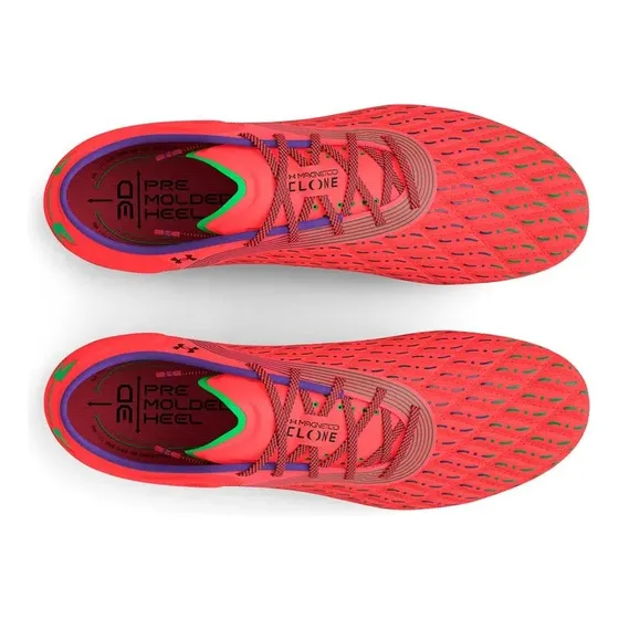 Botin Under Armour Ua W Clone Mag Elite 3.0 Fg Rojo Mujer
