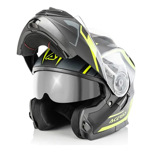 Casco Abatible Acerbis Serel Doble Visor Mod Acreditado Mtt