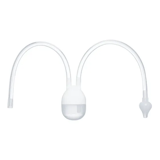 Aspirador Nasal De Sucção Com Estojo - Buba Cor Branco