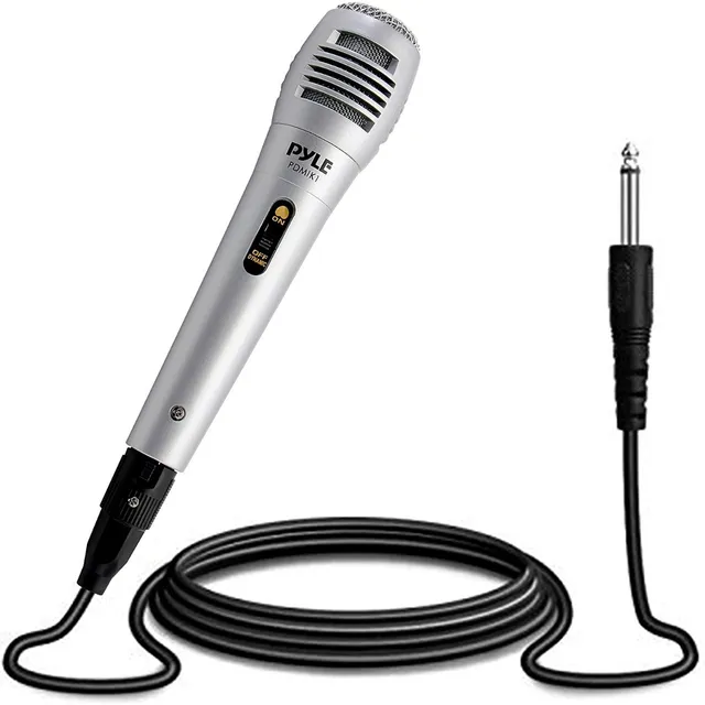 Micrófono Dinámico Con Cable, Bobina Móvil Profesional Nuevo