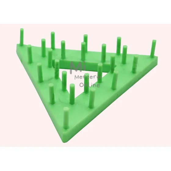 Telar Plastico Triangular Para Flores Plastiutil