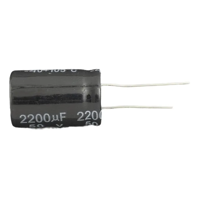 2 Unidades De Capacitor Electrolítico De Aluminio 2200uf 