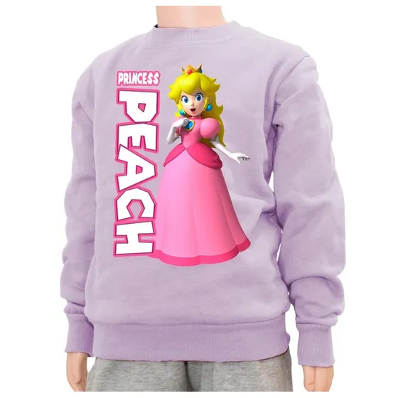 Buzo Niñas Princesa Peach Mario Bross En 3 Hermosos Diseños