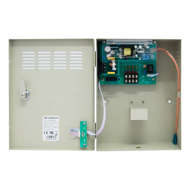 Fuente De Poder Tipo Caja Enson 12vdc 3a 4 Canales De 0.75a