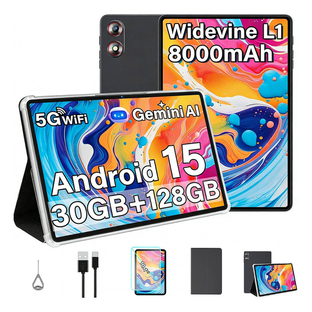 Tablet Android 15 10 Polegada 10 Pol 30gb Ram 128gb Rom (2tb Tf) Gemini Ai Wi-fi 5g, Octa-... Tablet Android 15 10 Polegada 10 Pol 30gb Ram 128gb Rom (2tb Tf) Gemini Ai Wi-fi 5g, Octa-...