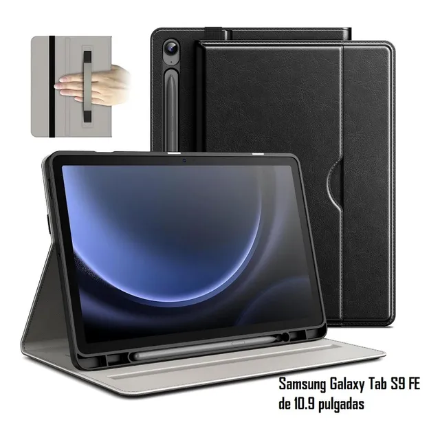 Funda Para Samsung Galaxy Tab S9 Fe Y Tab S9 Piel Sintética