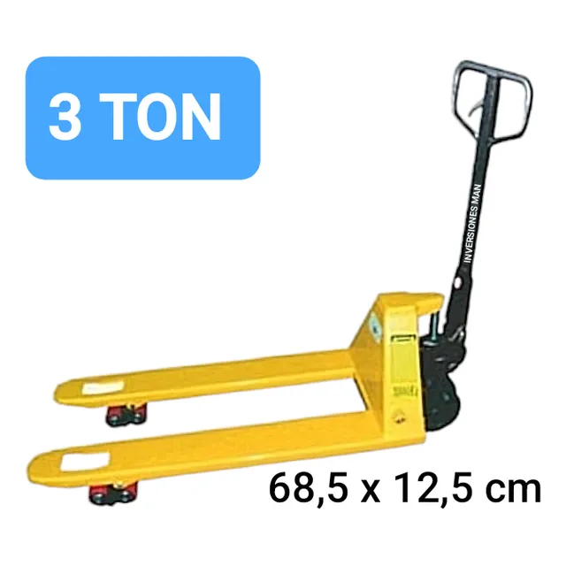 Transpaleta Zorra Manual Hidraulica 3 Ton O 3000 Kg Nueva