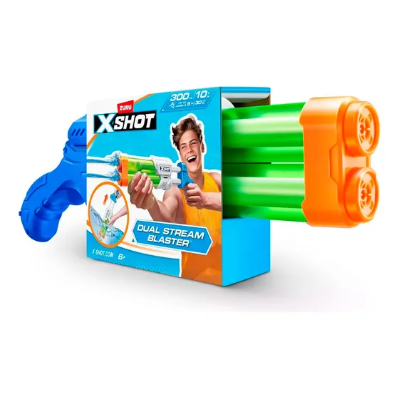 Pistola De Agua Doble Cañón X-shot - Vamos A Jugar