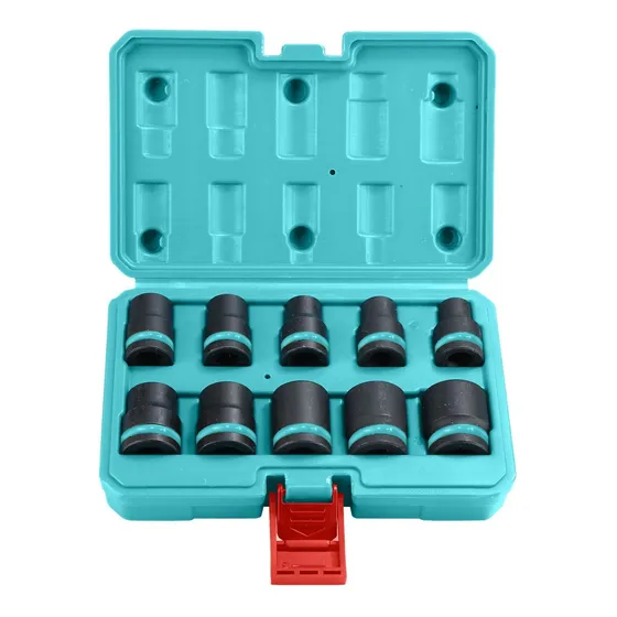 Juego 10 Dados De Impacto Total Encastre 1/2'' Con Maletín