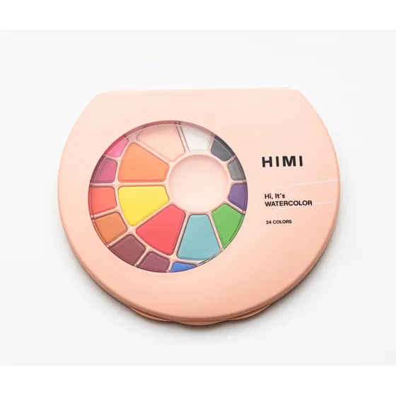 Himi - Set De Acualeras Solidas - 24 Colores + Pincel