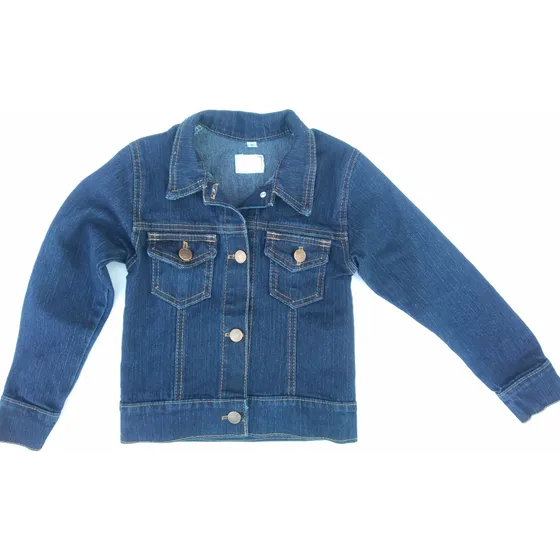 Campera Tiki Jeans Niña Infantil Azul Oscuro 