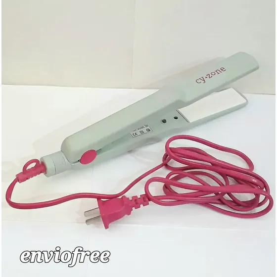Plancha De Cabello Cyzone Cerámica Cy0612 Fucsia Y Gris