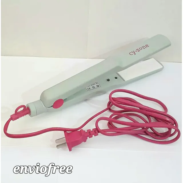 Plancha De Cabello Cyzone Cerámica Cy0612 Fucsia Y Gris
