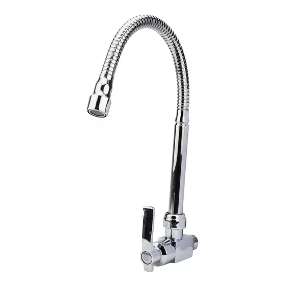Llave De Grifo Lavaplatos Metal Cocina Griferia Flexible