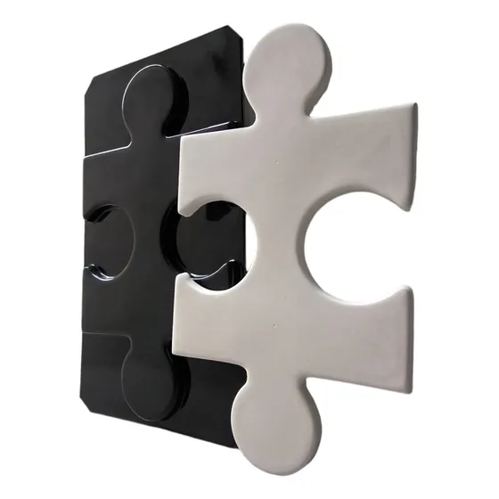 Forma 3d 1 Unid Quebra Cabeça 45x25 Abs 2mm Envio Imediato 