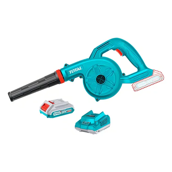 Soplador Inalambrico 20v Bateria+ Cargador Total Tabli200281 Color Turquesa