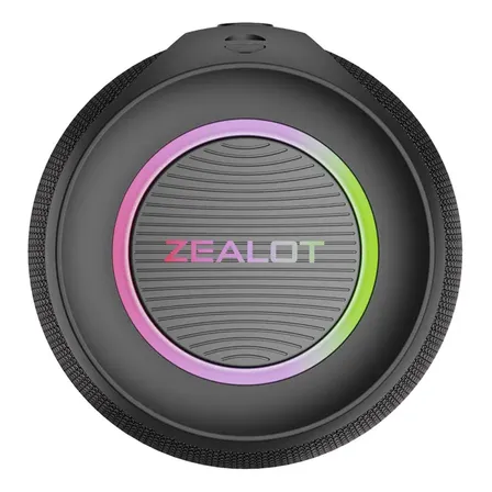 Caixa De Som Bluetooth Zealot S32 Pro 30w Preta Ipx5 Bt5.2 Preto 5v