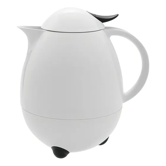 Botella Termo Columbus Para Café Y Té, 1 Litro, Alemán Leifheit, Color Blanco