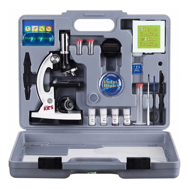 Microscopio Amscope-kids M30-abs-kt2-w 52 Pzs