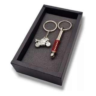 Kit De 2 Llaveros Para Regalar A Los Amantes Del Motociclism Kit De 2 Llaveros Para Regalar A Los Amantes Del Motociclism