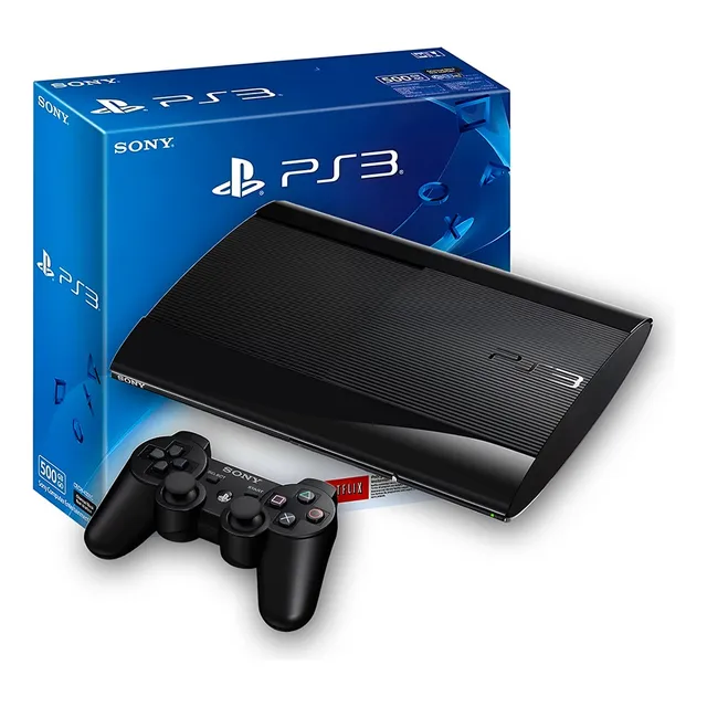 Playstation 3 Super Slim 500gb + Juegos De Ps3 Y Retro