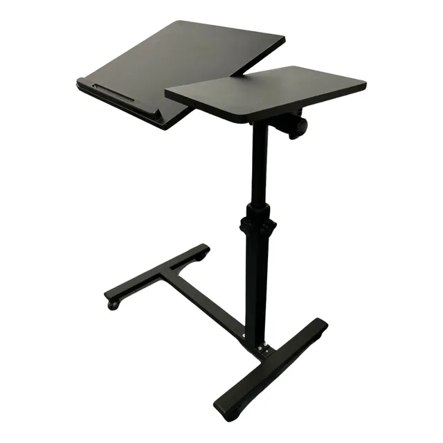 Mesa Para Laptop Portátil Con Ruedas Altura Ajustable