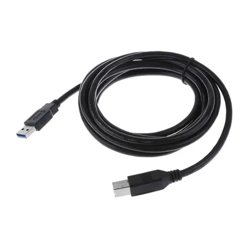 Cable Usb Para Impresoras A-b 2.0 3 Metros Hp Epson Samsung Color Negro