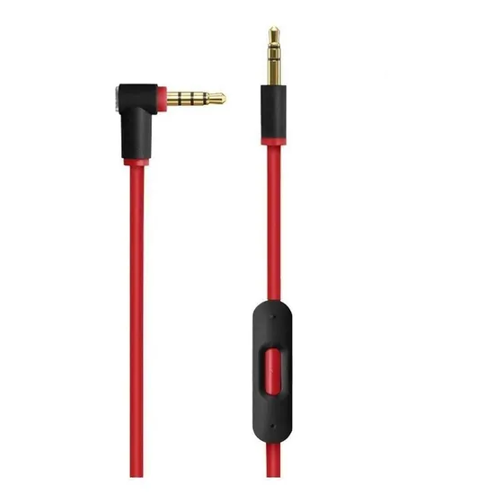 Cable Remplazo Para Audifonos Beats, Skullcandy, Monster Color Rojo
