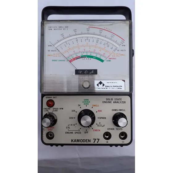 Multimetro Analizador De Motores Kamoden 77 Japan Original!!