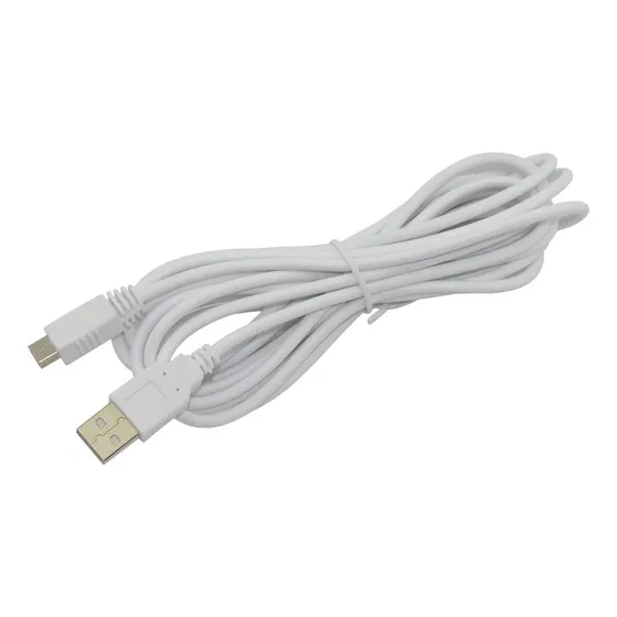 Cable Usb De 3 Metros Para Cargar Gamepad De Wii U