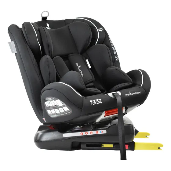 Silla De Carro Para Bebe Grupo + 0 1, 2 Y 3 Premium Baby Eos Color Negro