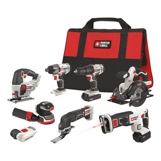 Porter-cable Pcckv Max* Kit Combinado De 8 Herramientas De I Porter-cable Pcckv Max* Kit Combinado De 8 Herramientas De I