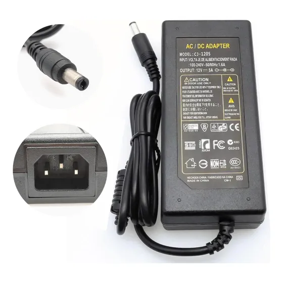 Transformador De 110v A 12v 5a 5amp Led
