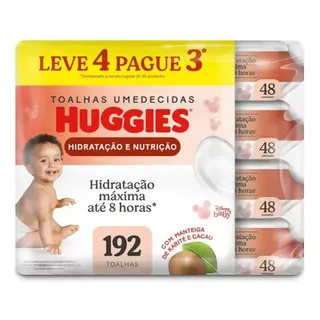 Toalha Umed Huggies Supreme Care 48un Com 4 Toalha Umed Huggies Supreme Care 48un Com 4